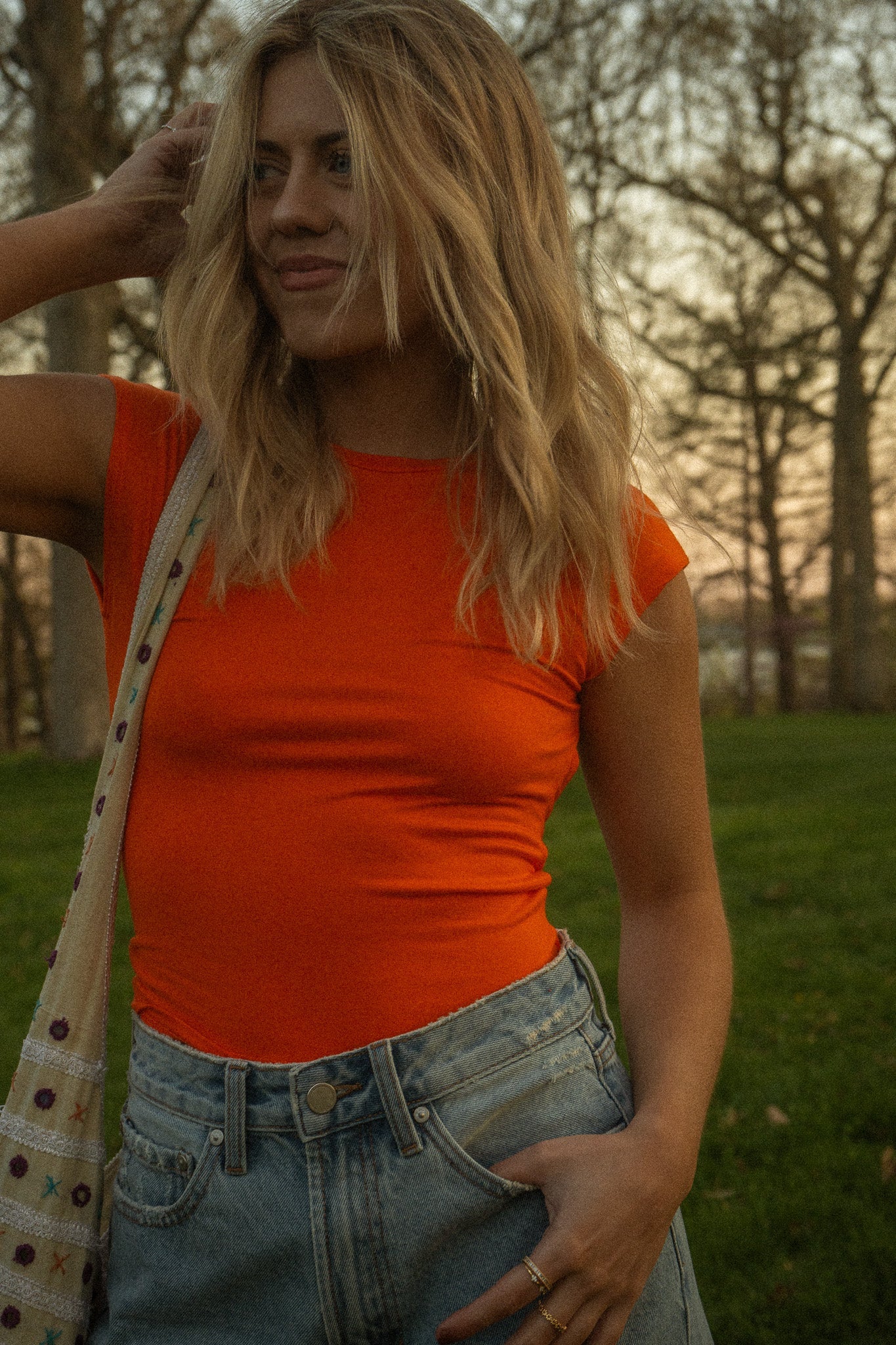Flirty Backless Jersey Top