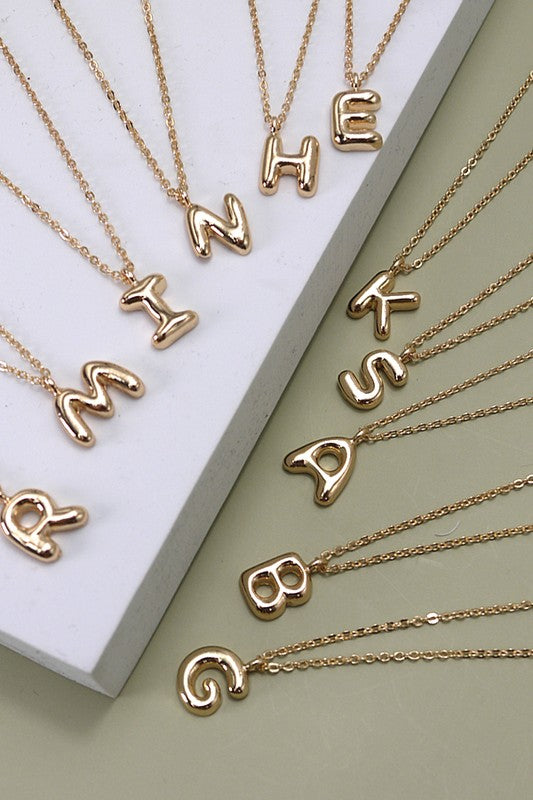 BubblePop Initial Necklace