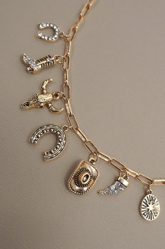 Wild West Charm Necklace