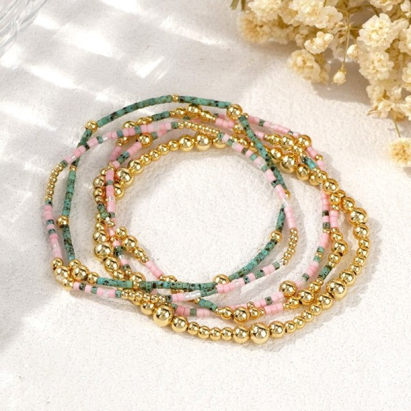 Earth Essence Semi-Precious Stone Bracelet