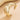 Warped Gold Bangle
