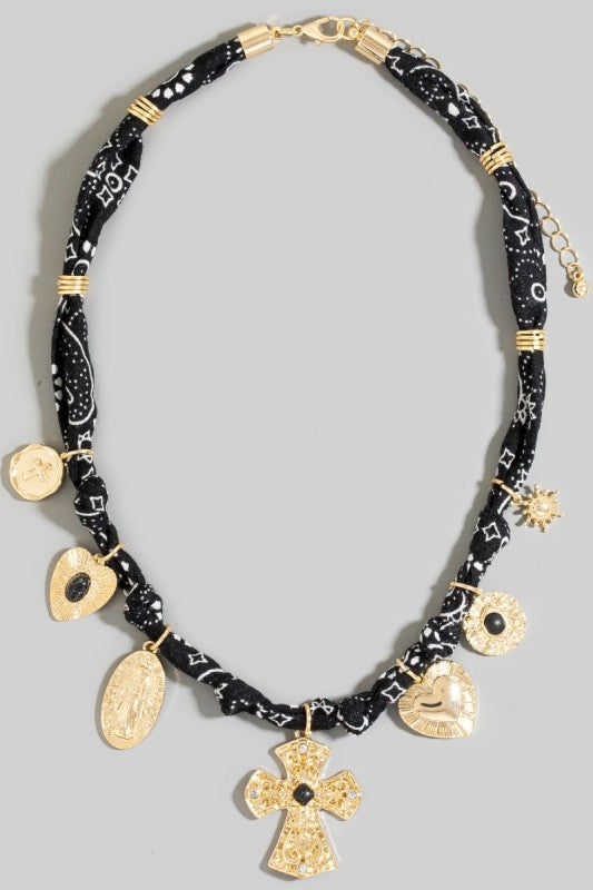 Sacred Bandana Charm Necklace