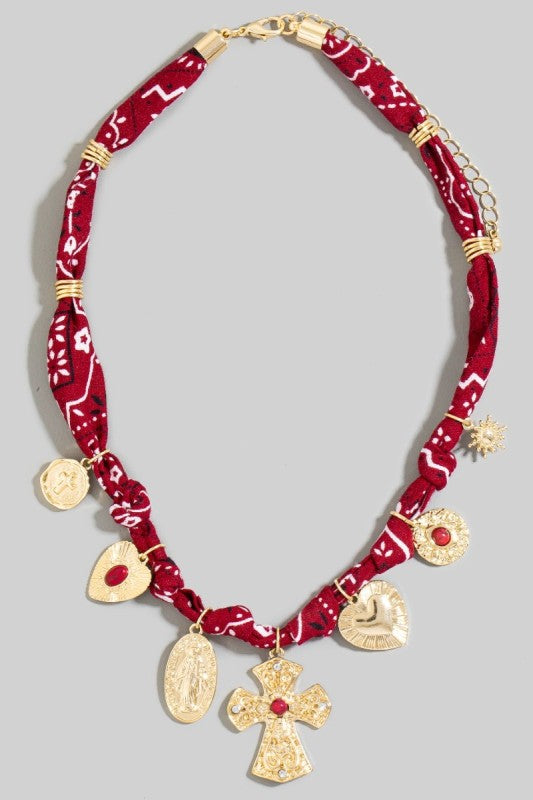 Sacred Bandana Charm Necklace