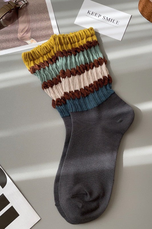 The Rainbow Road Knit Socks