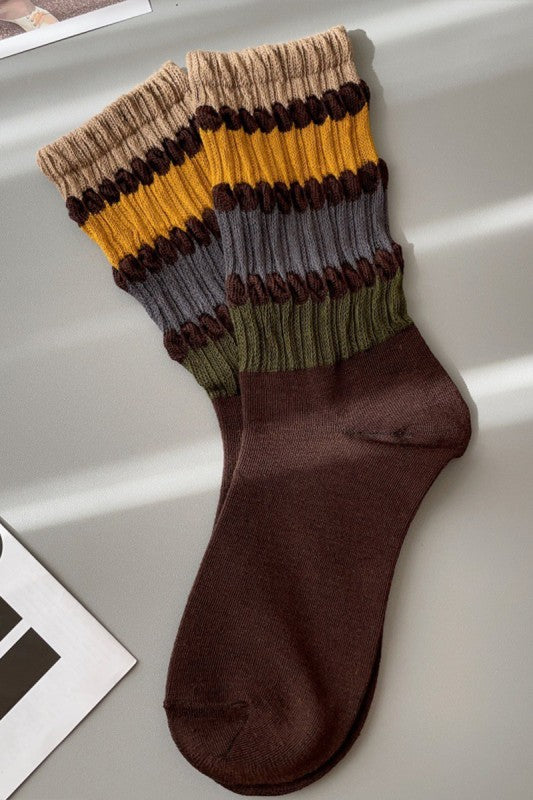 The Rainbow Road Knit Socks