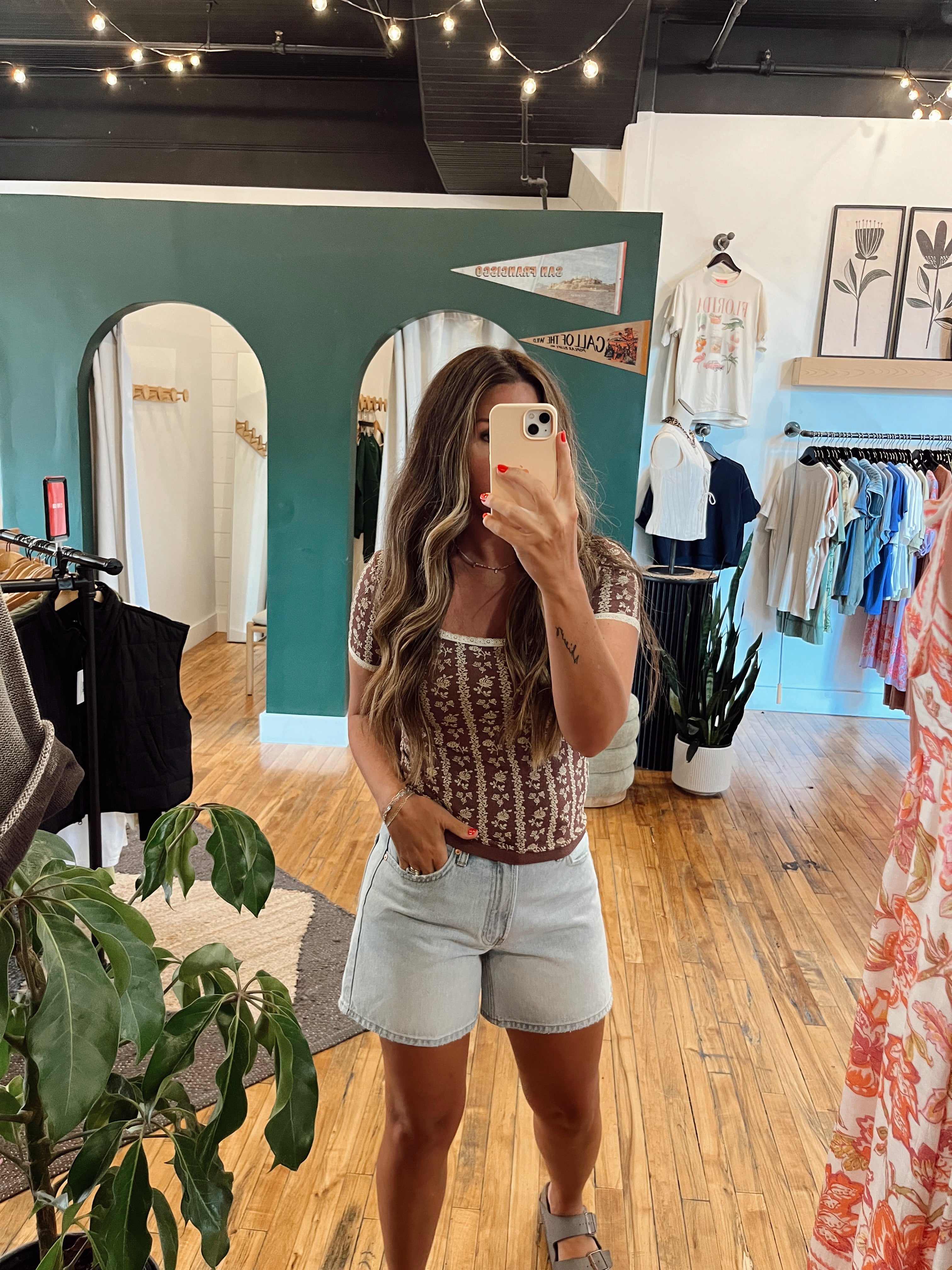 The Bordeaux Top In Eggplant