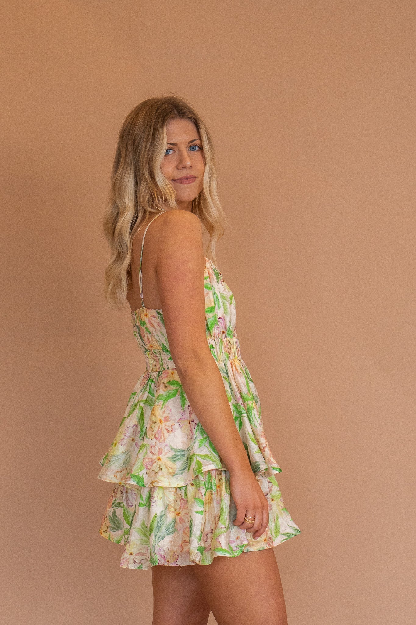 That’s That Green Floral Print Romper