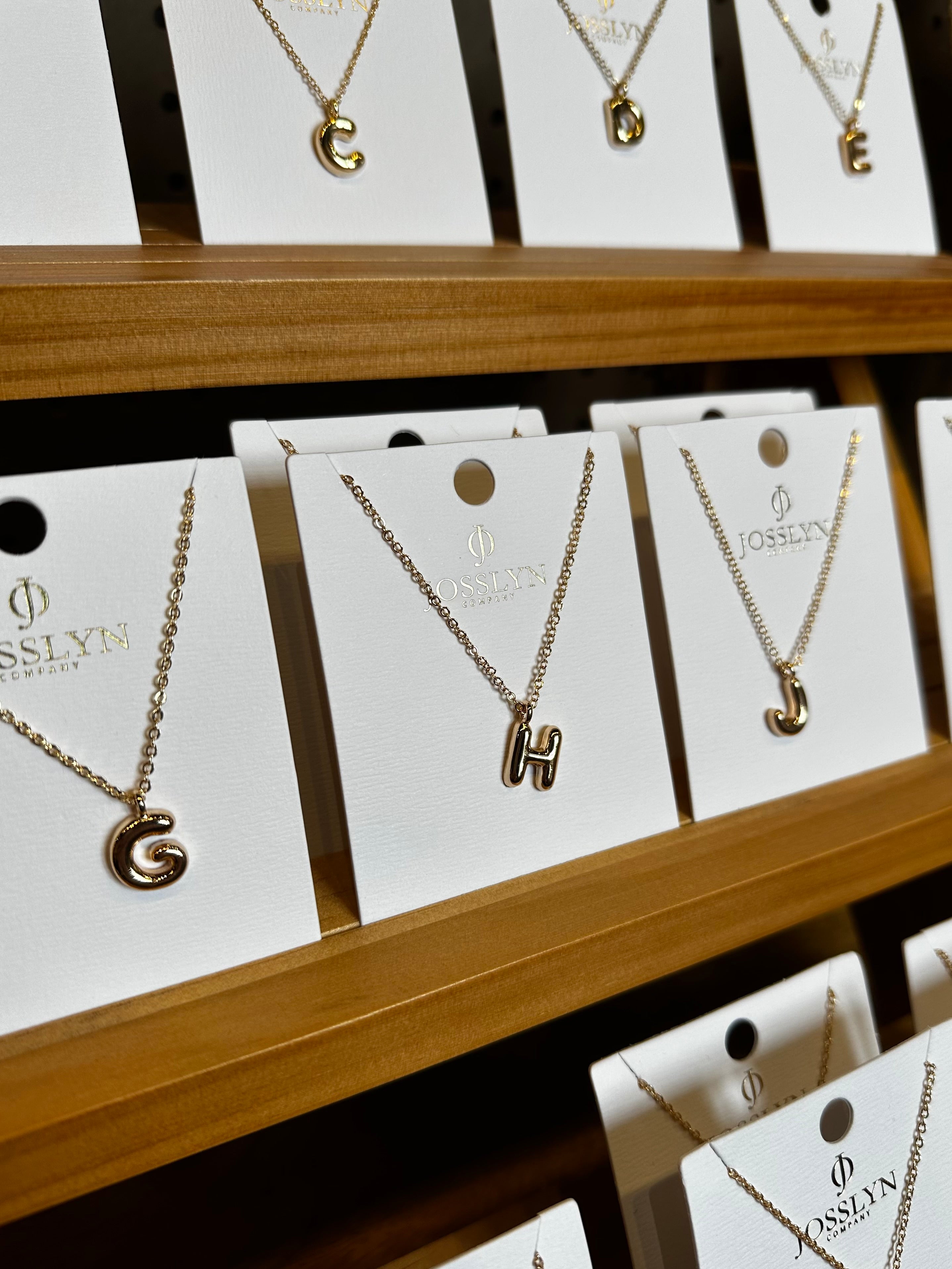 BubblePop Initial Necklace