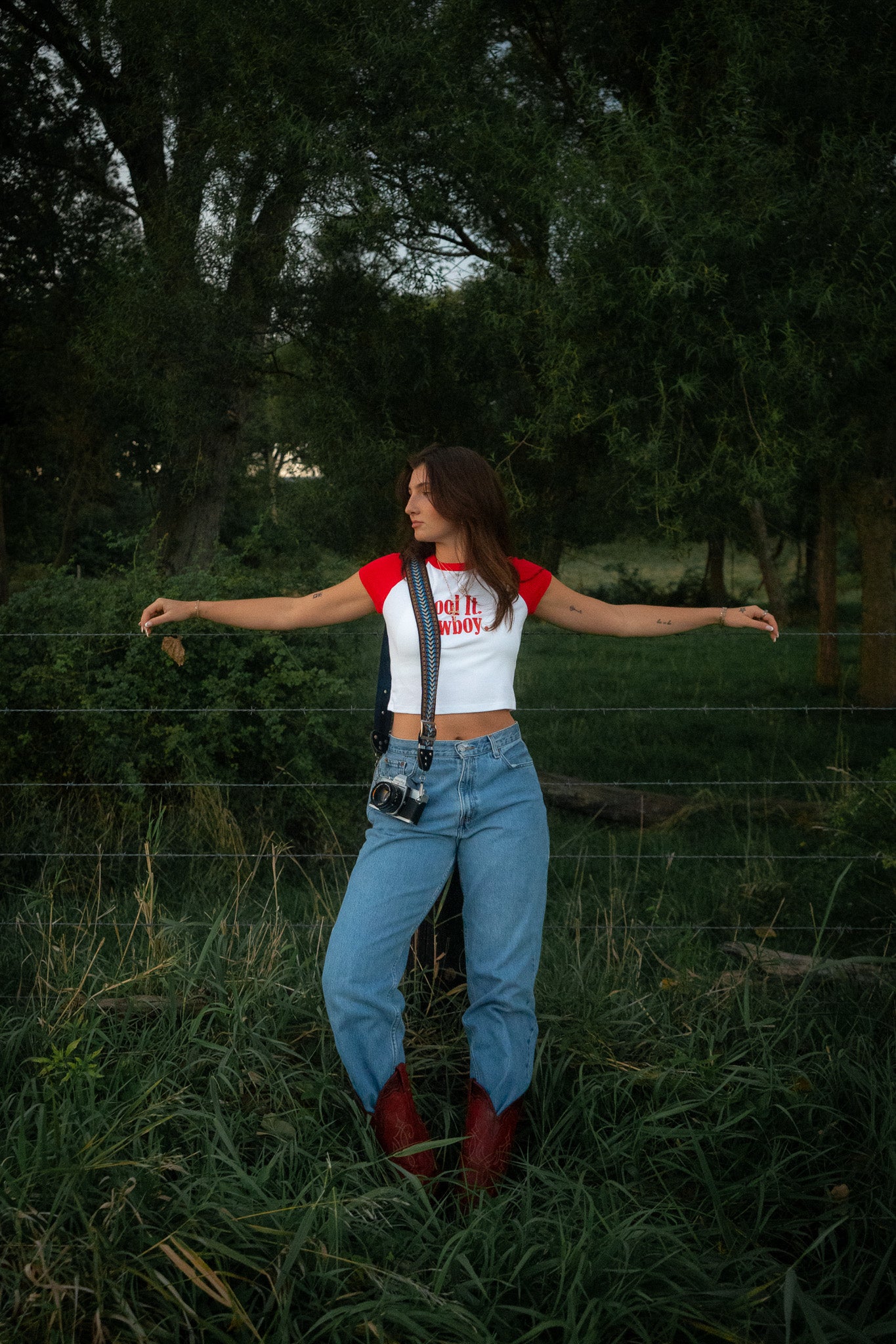 COOL IT COWBOY BABY TEE