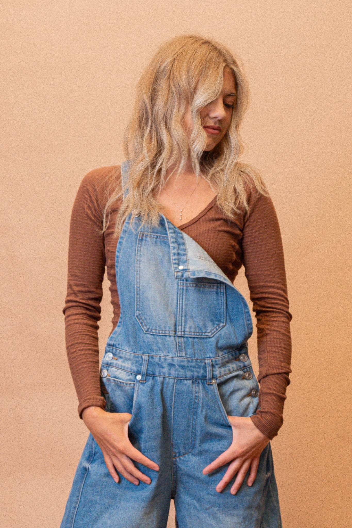 Pieced Together Long Sleeve in Cocoa