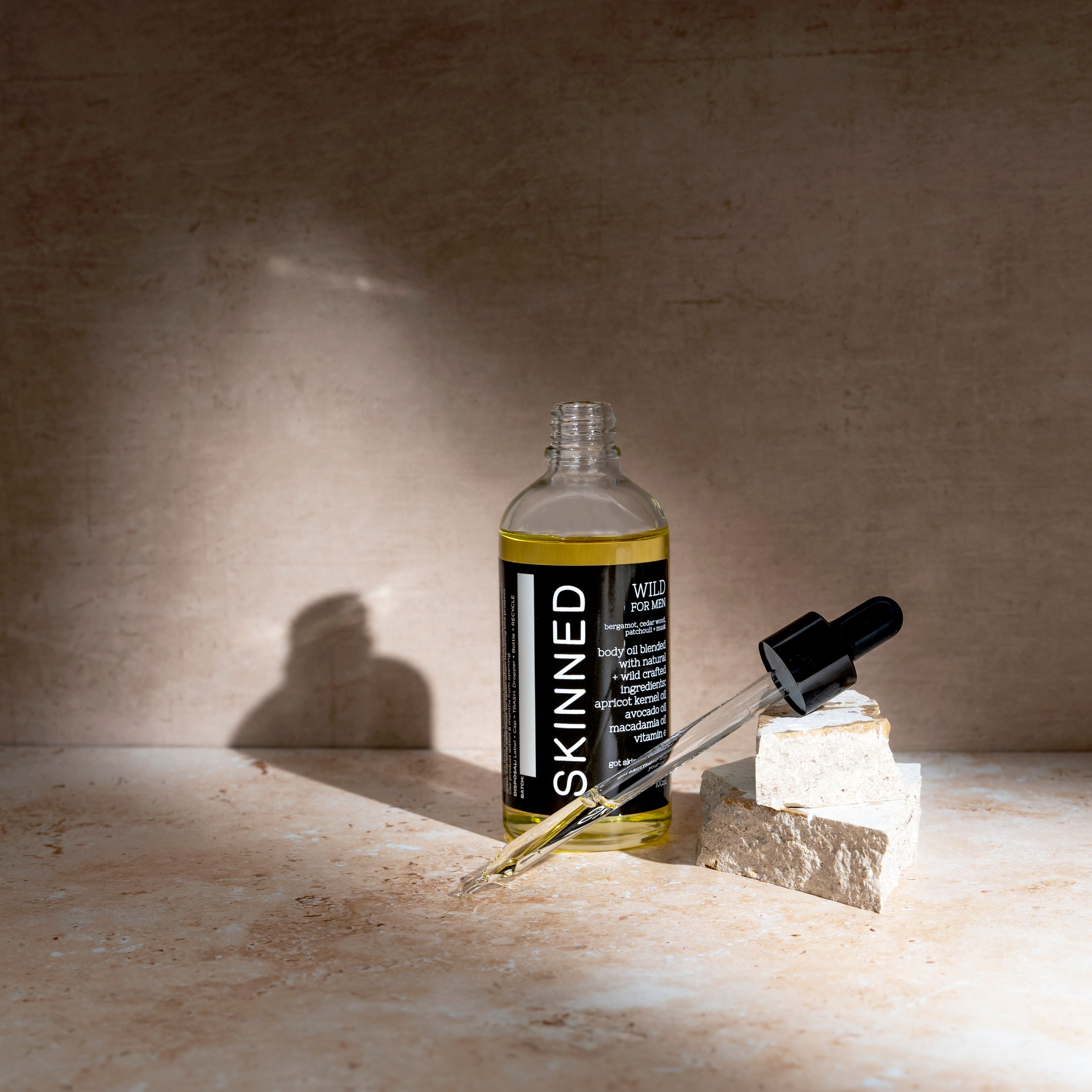 SKINNED Wild For Men Body Oil