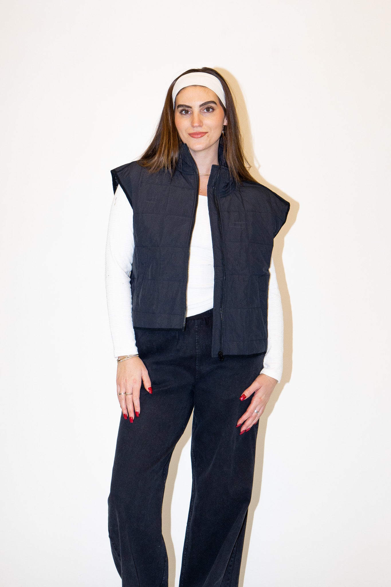 Lucy Oversized Quilted Vest