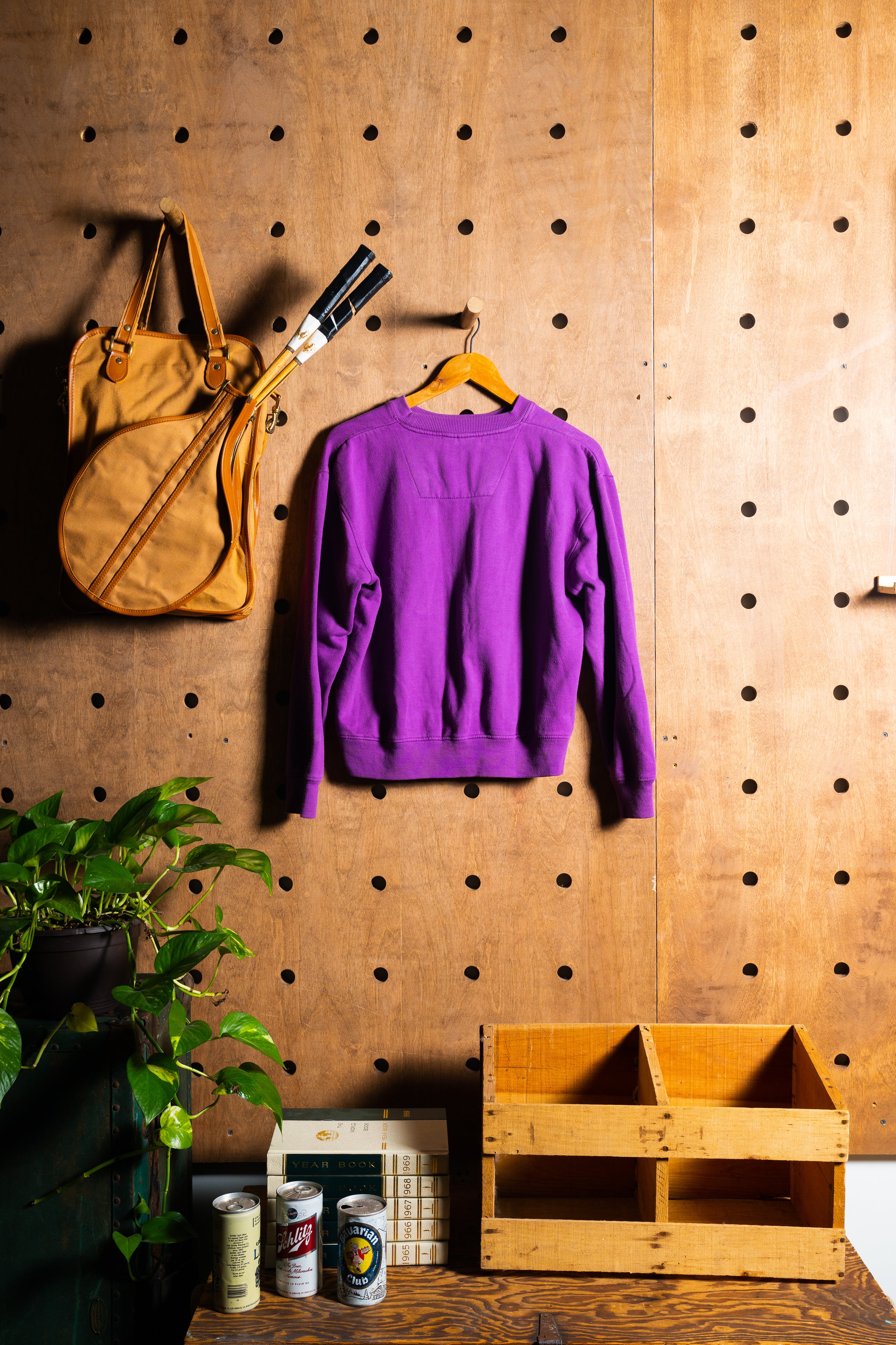 Vintage Fuzzy Star Crew (M)