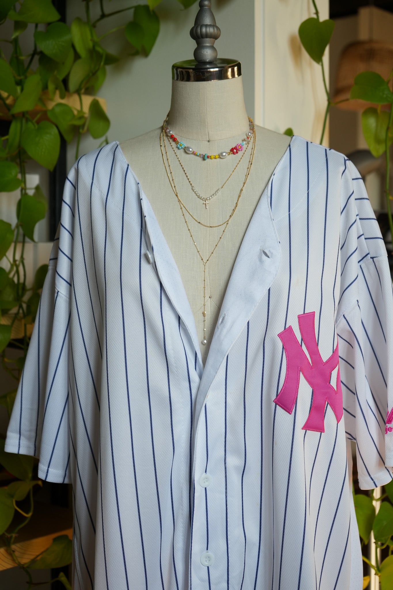 Yankees Pinstripe Jersey – Brett Gardner XL
