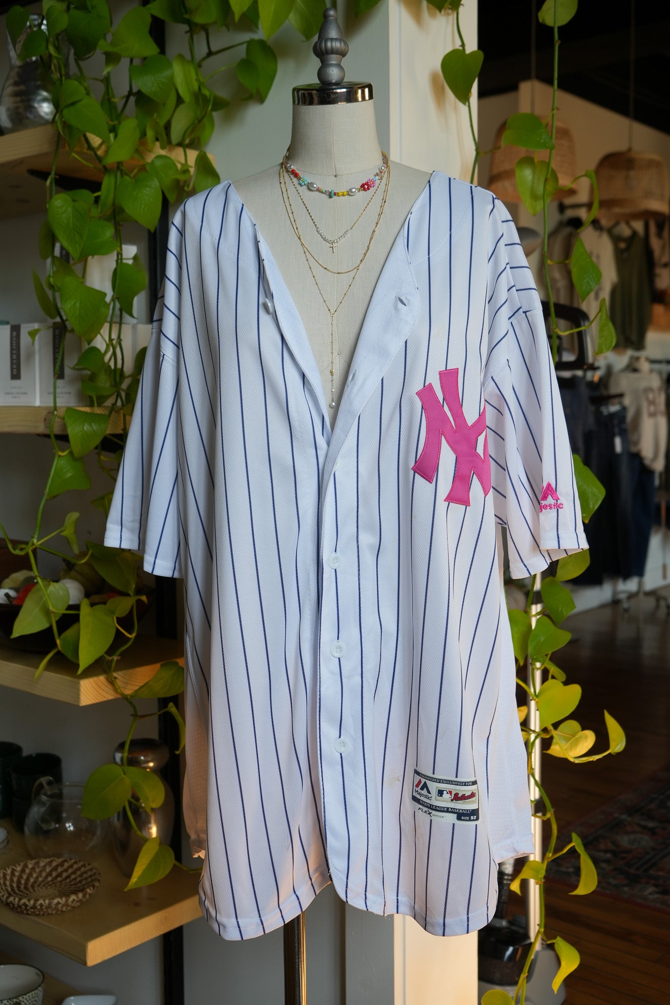 Yankees Pinstripe Jersey – Brett Gardner XL