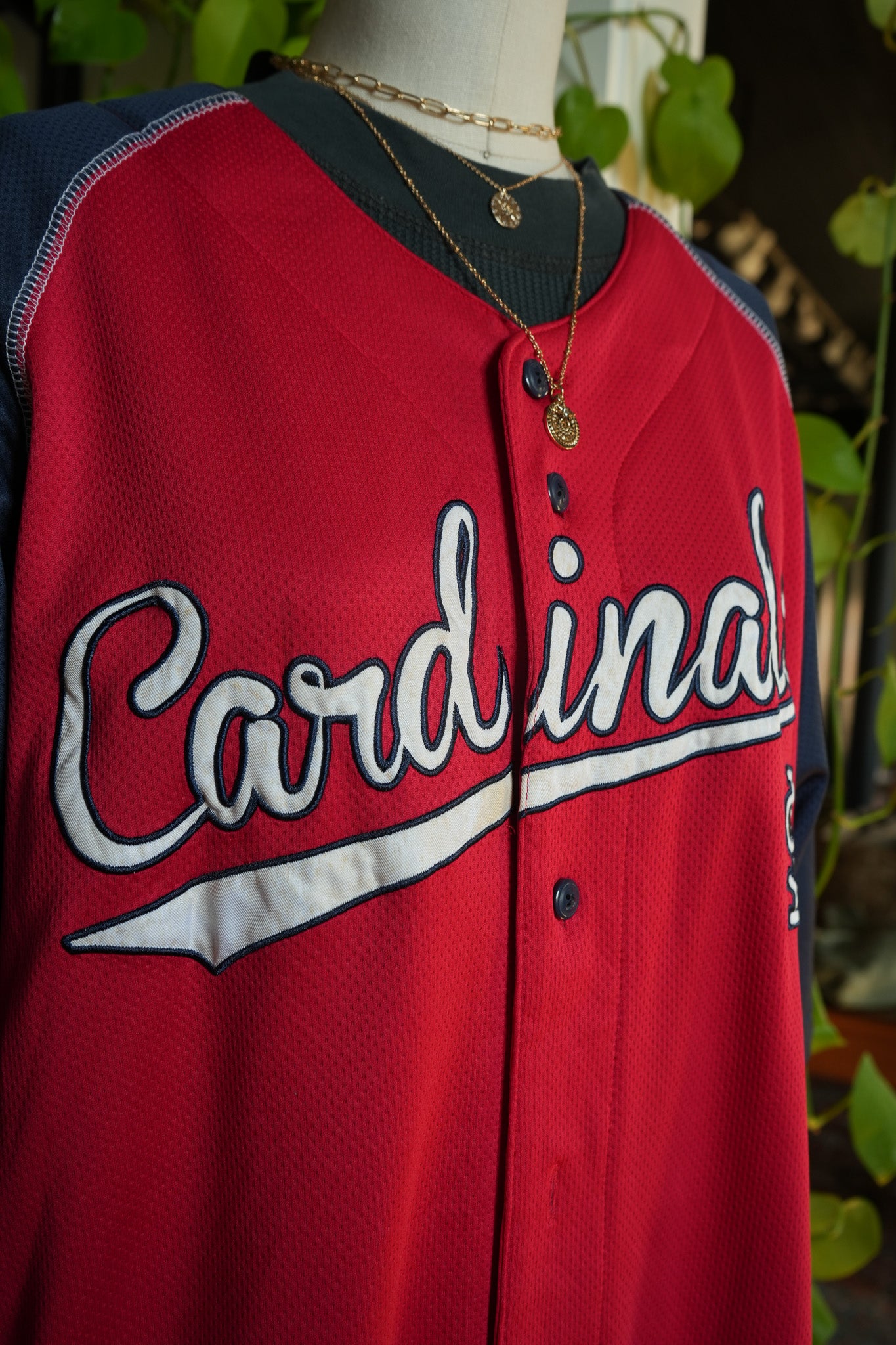 St. Louis Cardinals Button-Up Jersey – XL