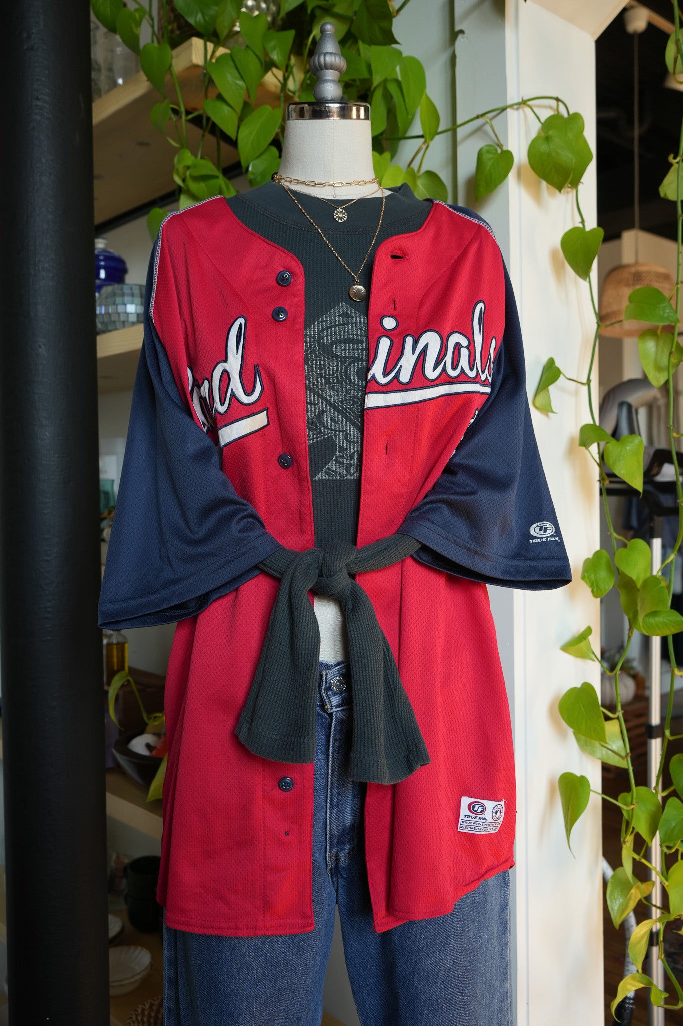 St. Louis Cardinals Button-Up Jersey – XL