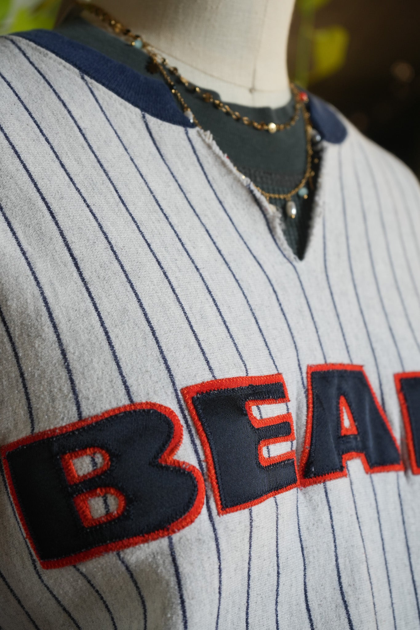 Vintage Chicago Bears Pinstripe Sweatshirt – Medium