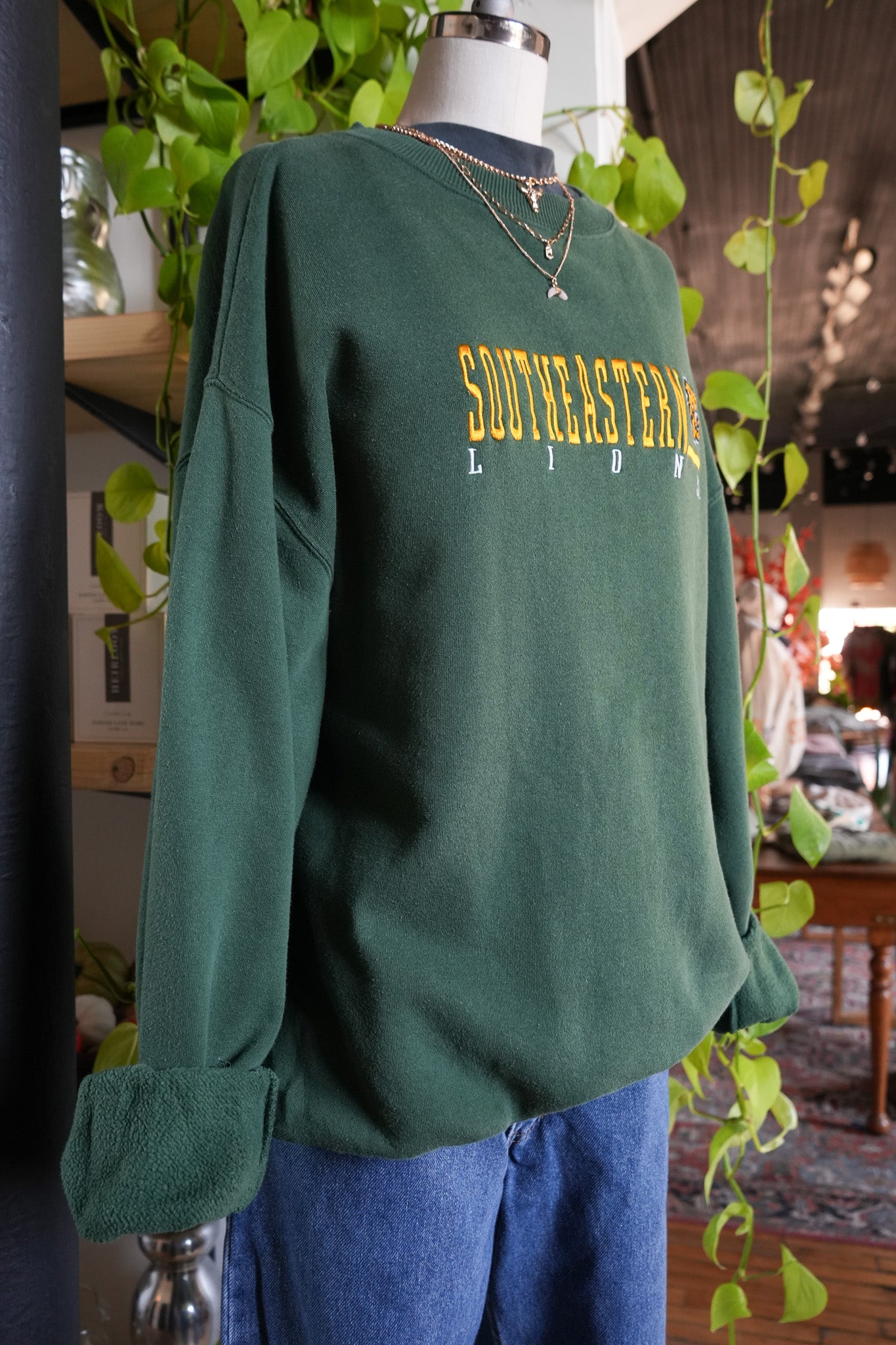 Sideline Pride – Southeast Lions Sweatshirt (XL, Green)