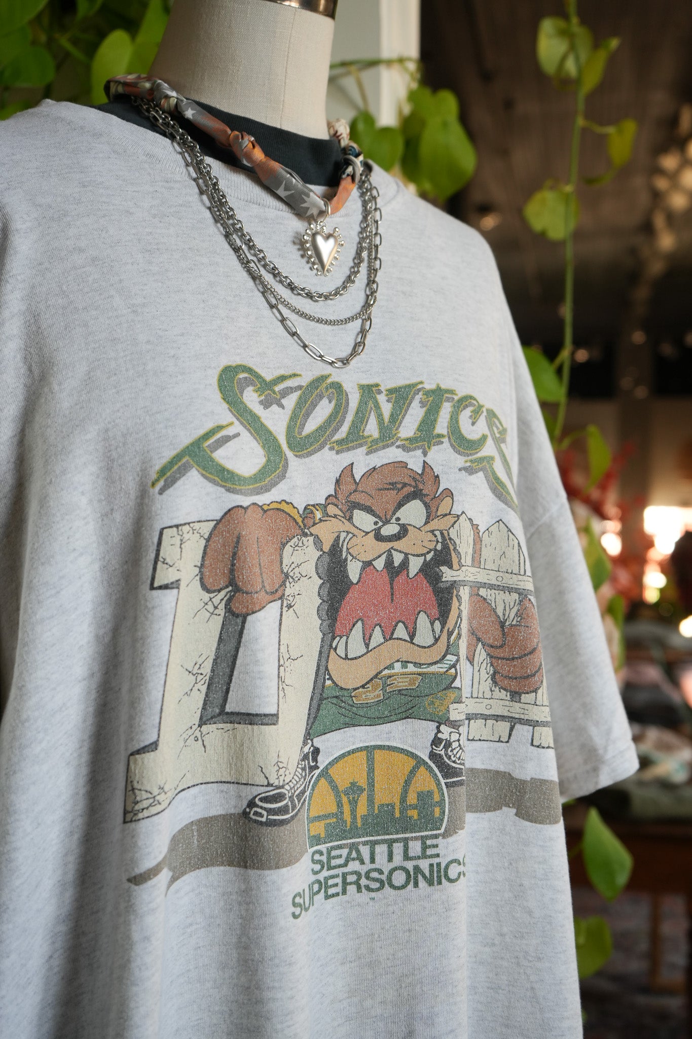 Vintage 1995 Seattle Supersonics x Taz Tee – XXL