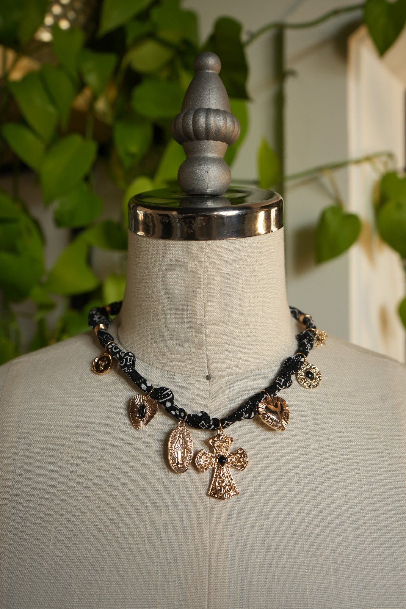 Sacred Bandana Charm Necklace