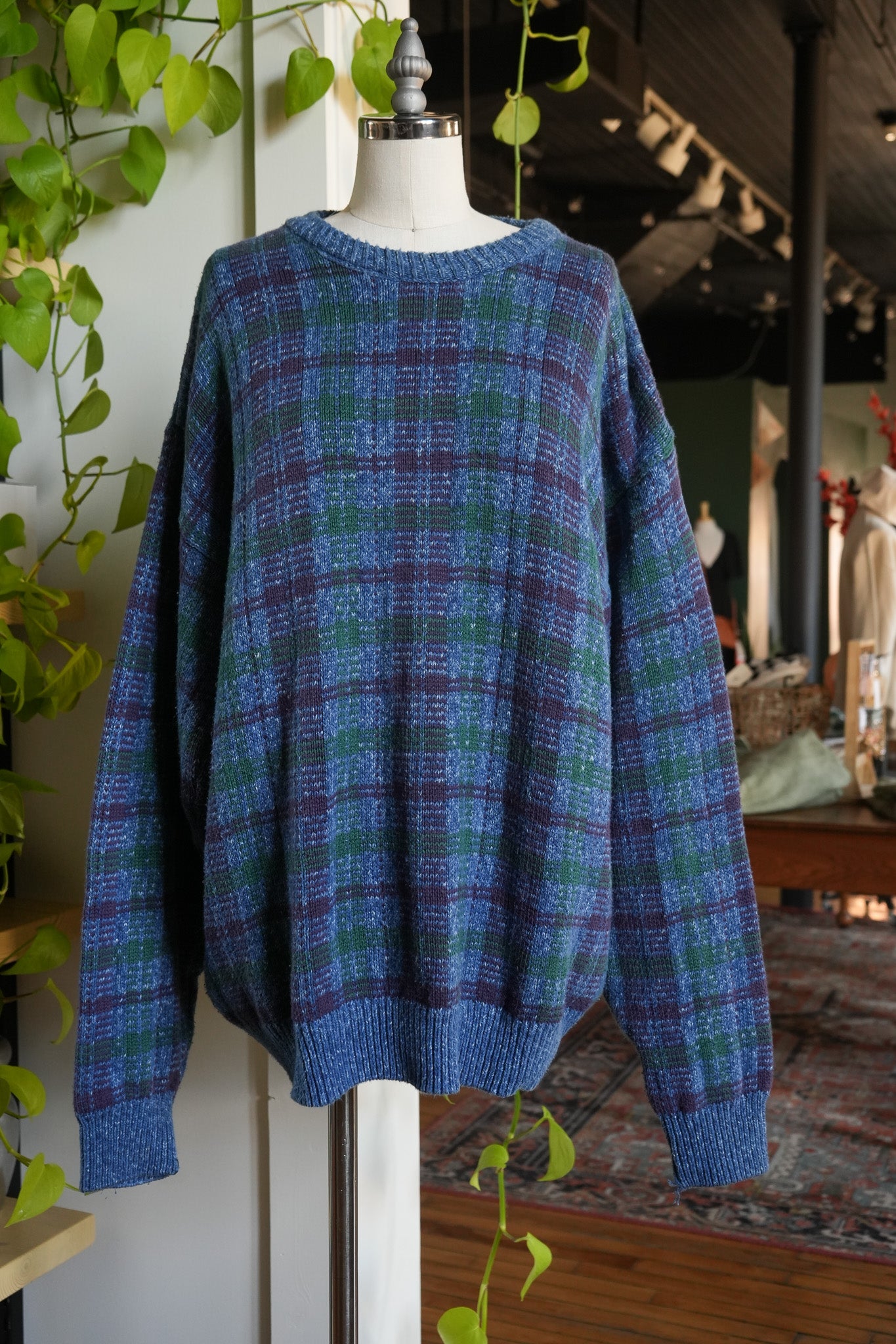 Lodge Life – Vintage Field Gear Chunky Knit Sweater (L)