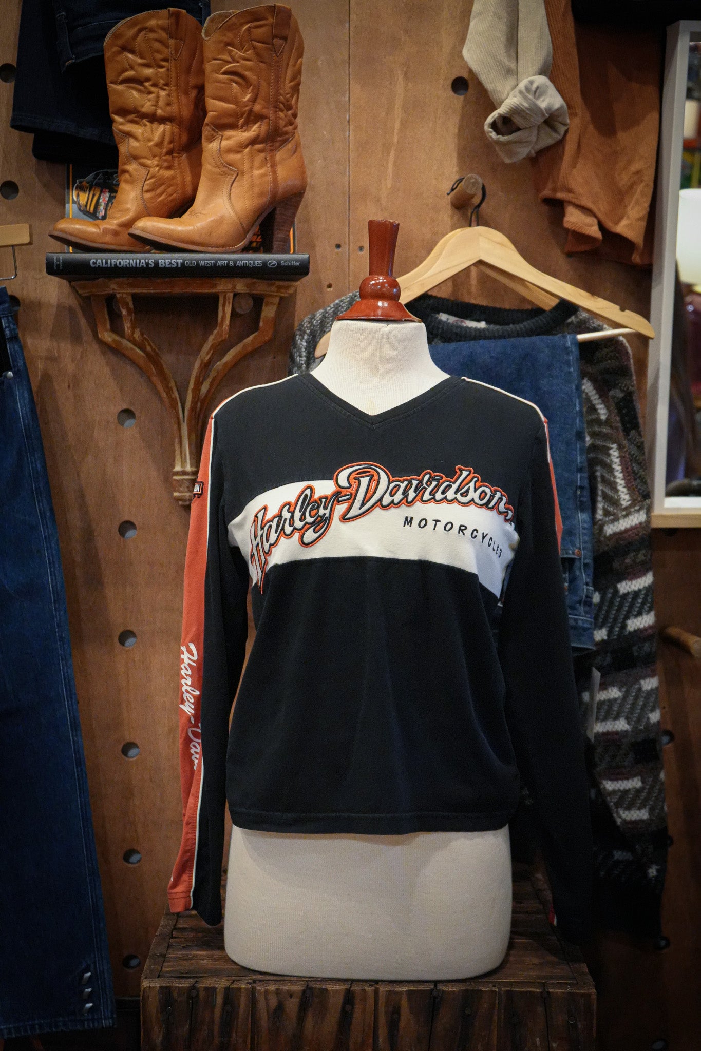 Women’s Harley-Davidson Long Sleeve Tee – Black (M)
