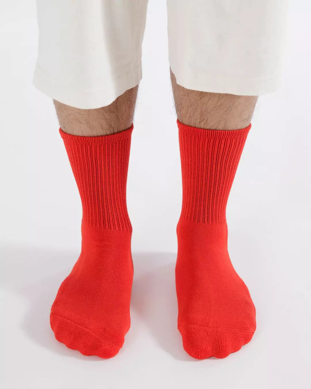 BAGGU Ribbed Sock - Red