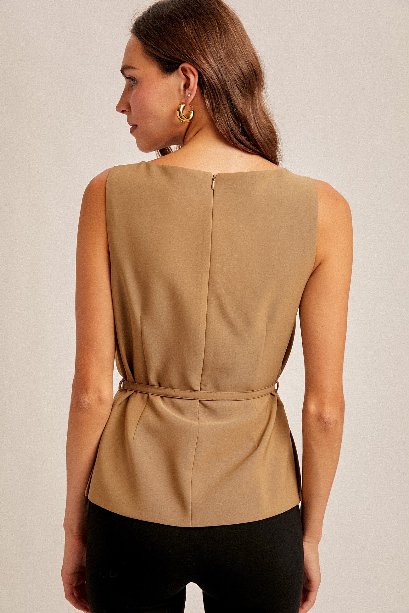 The Riviera Top in Olive