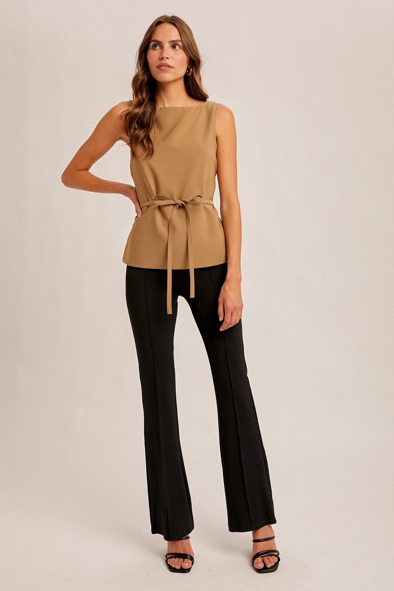 The Riviera Top in Olive